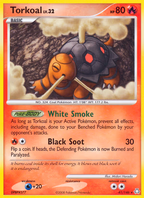 Torkoal 41/146 Pokemon card