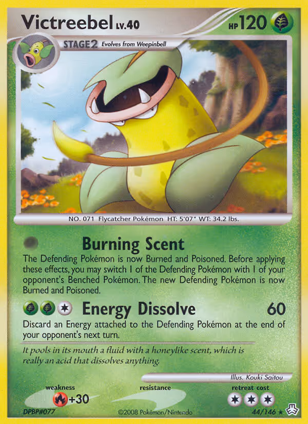 Victreebel 44/146 Pokemon card