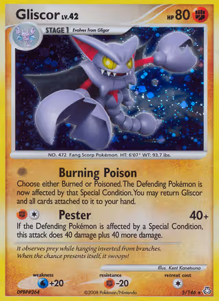 Gliscor 5/146 Pokemon card