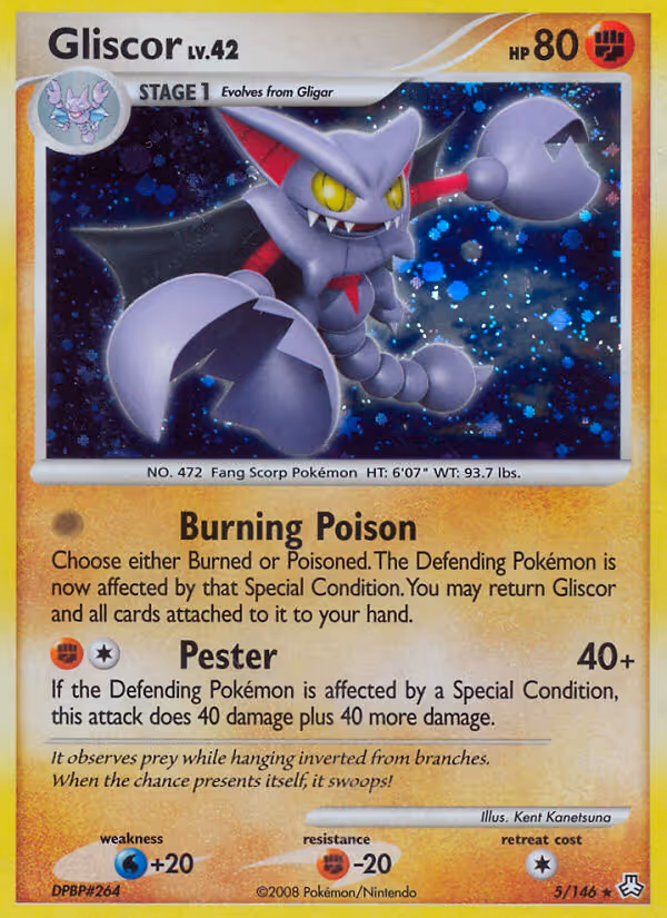 Gliscor 5/146 Pokemon card