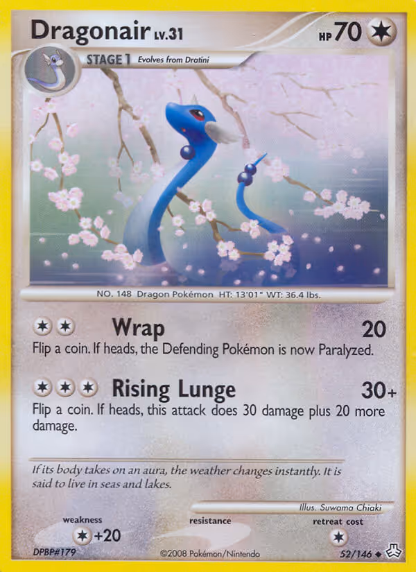 Dragonair 52/146 Pokemon card