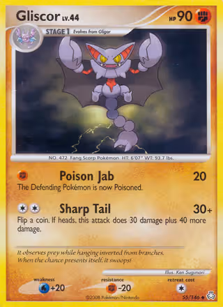 Gliscor 55/146 Pokemon card