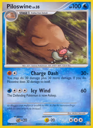 Piloswine 69/146 Pokemon card