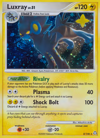 Luxray 8/146 Pokemon card