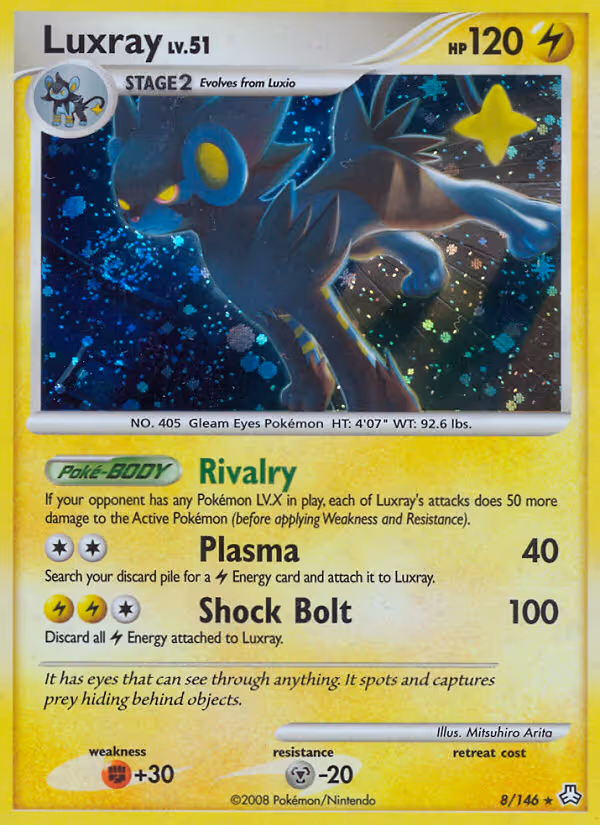 Luxray 8/146 Pokemon card