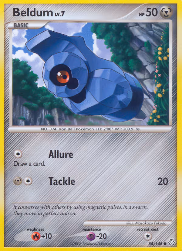 Beldum 84/146 Pokemon card