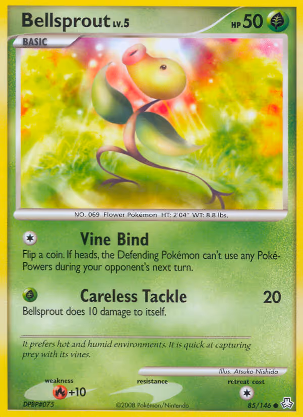 Bellsprout 85/146 Pokemon card