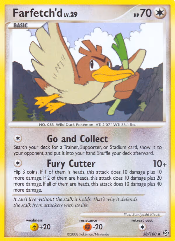 Farfetch'd 38/100 Pokemon card