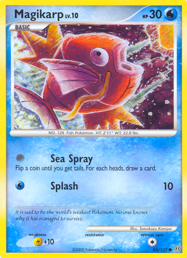 Magikarp 65/100 Pokemon card