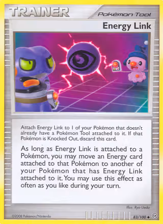Energy Link 83/100 Pokemon card