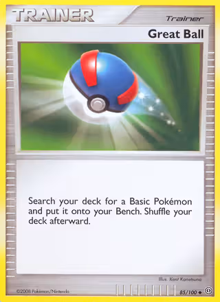 Great Ball 85/100 Pokemon card