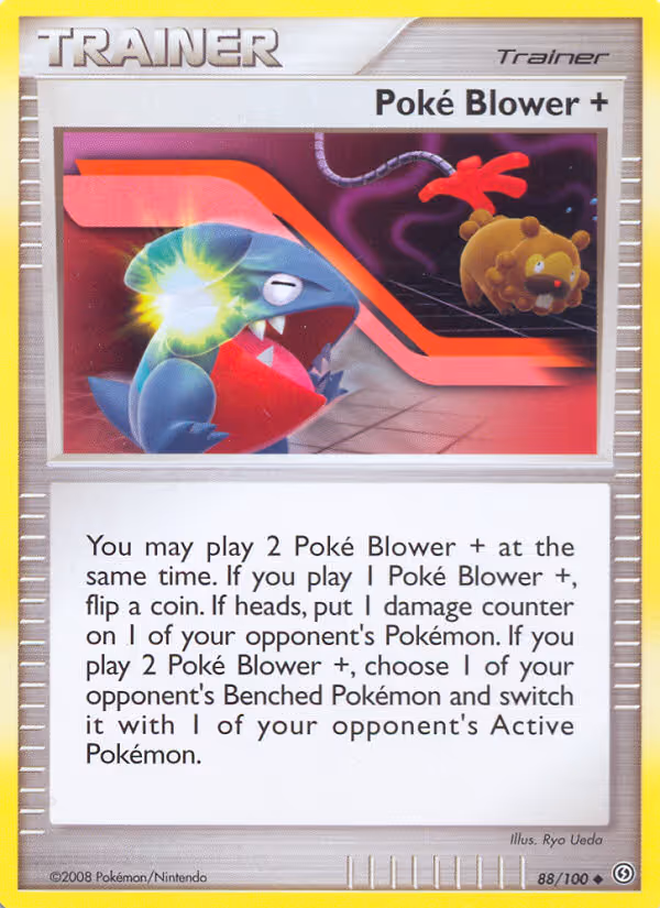 Poké Blower + 88/100 Pokemon card