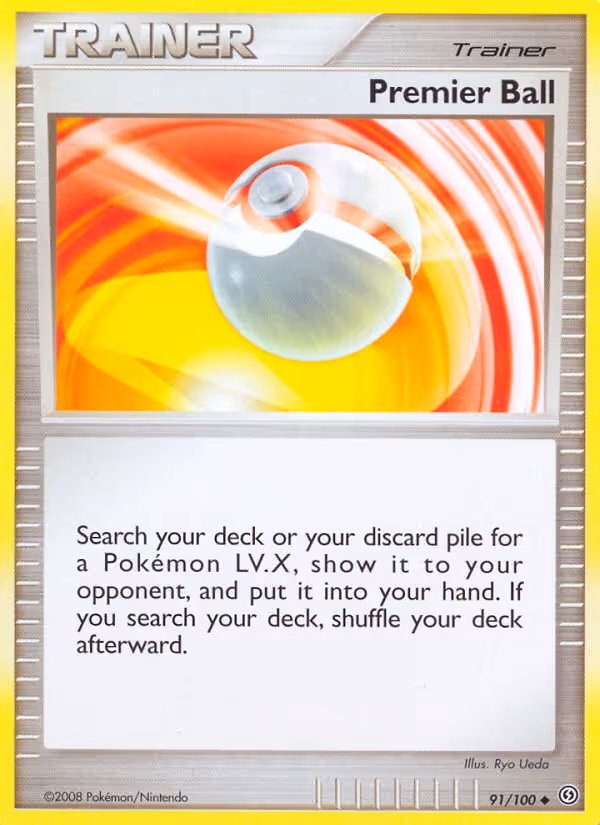 Premier Ball 91/100 Pokemon card