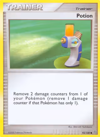 Potion 92/100 Pokemon card