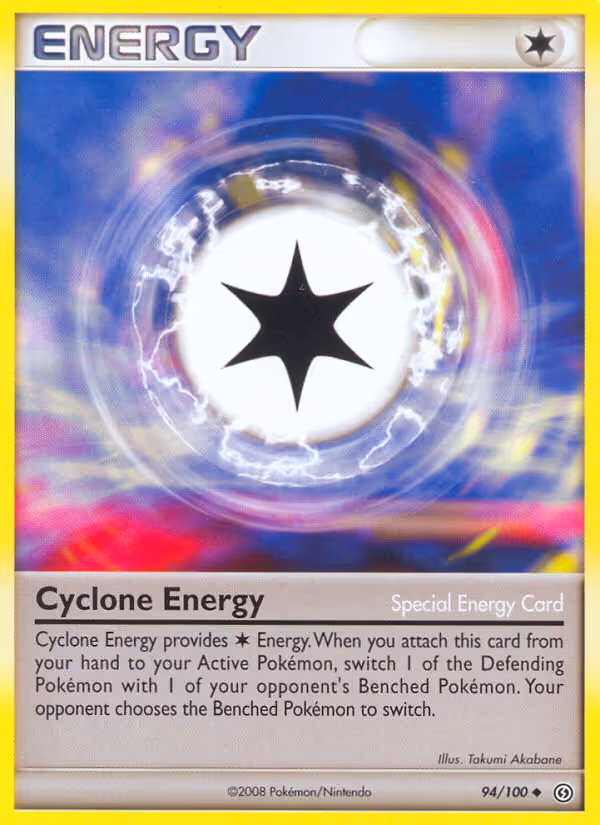 Cyclone Energy 94/100 Pokemon card