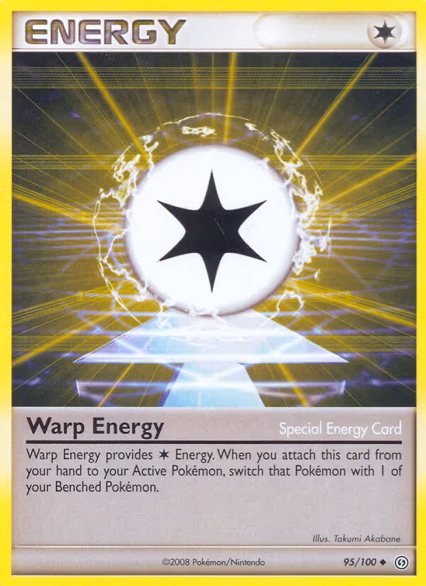 Warp Energy 95/100 Pokemon card