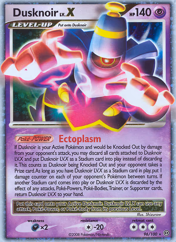 Dusknoir 96/100 Pokemon card
