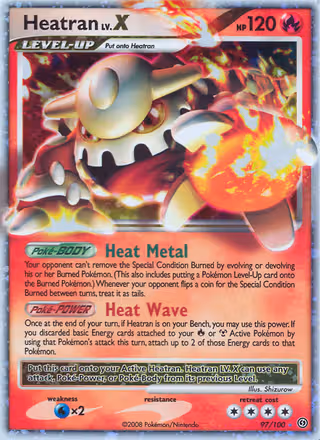 Heatran 97/100 Pokemon card