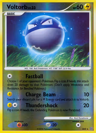 Voltorb SH3 Pokemon card