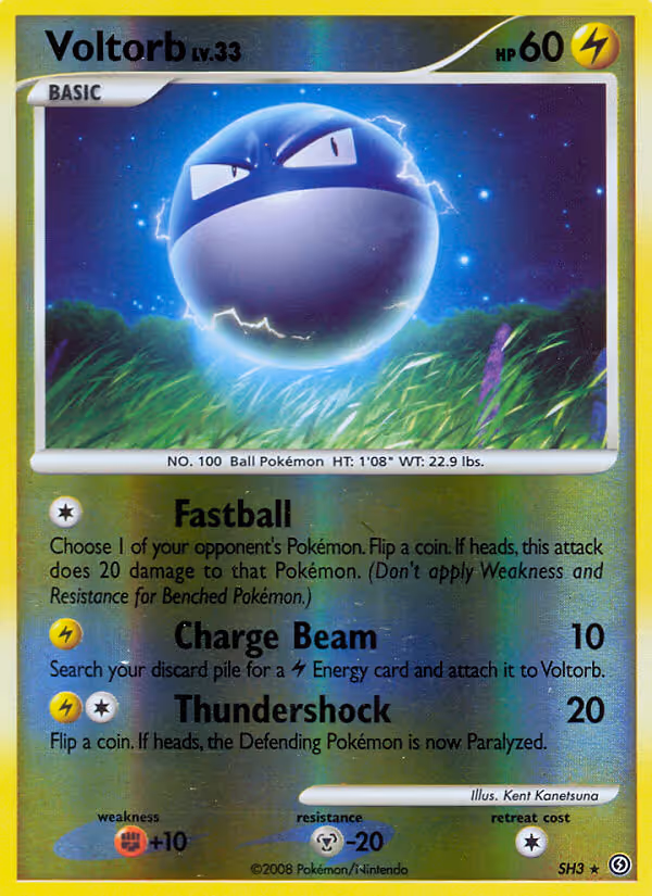Voltorb SH3 Pokemon card