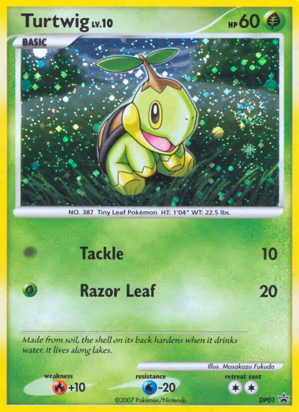 Turtwig DP01 Pokemon card