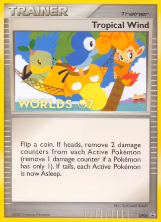 Tropical Wind DP05 Pokemon card