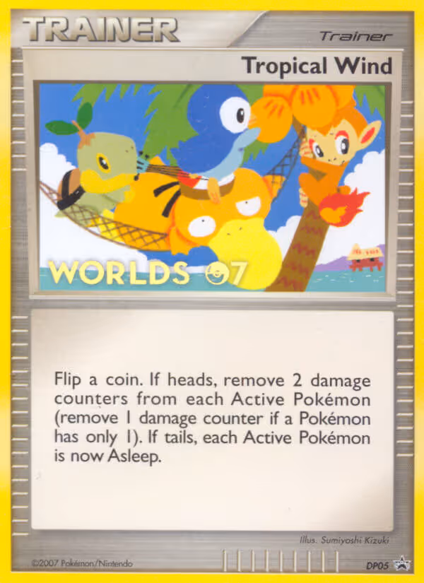 Tropical Wind DP05 Pokemon card