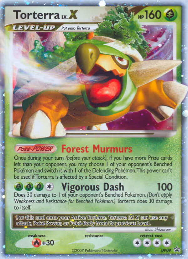 Torterra DP09 Pokemon card