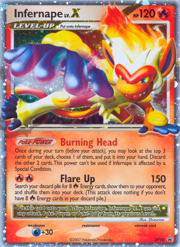 Infernape DP10 Pokemon card