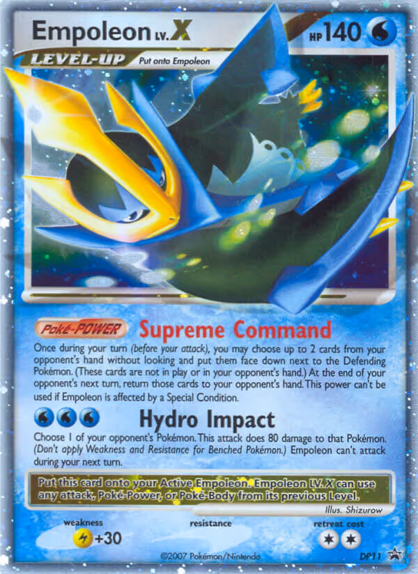 Empoleon DP11 Pokemon card