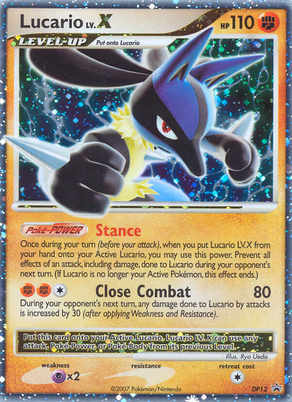 Lucario DP12 Pokemon card