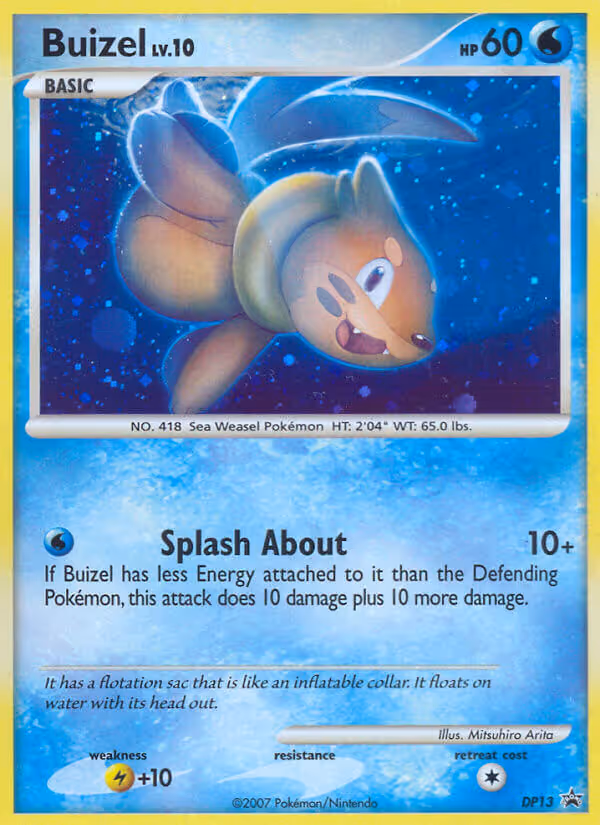 Buizel DP13 Pokemon card