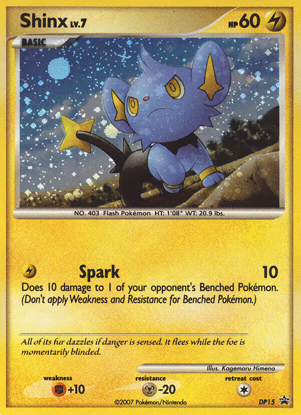 Shinx DP15 Pokemon card