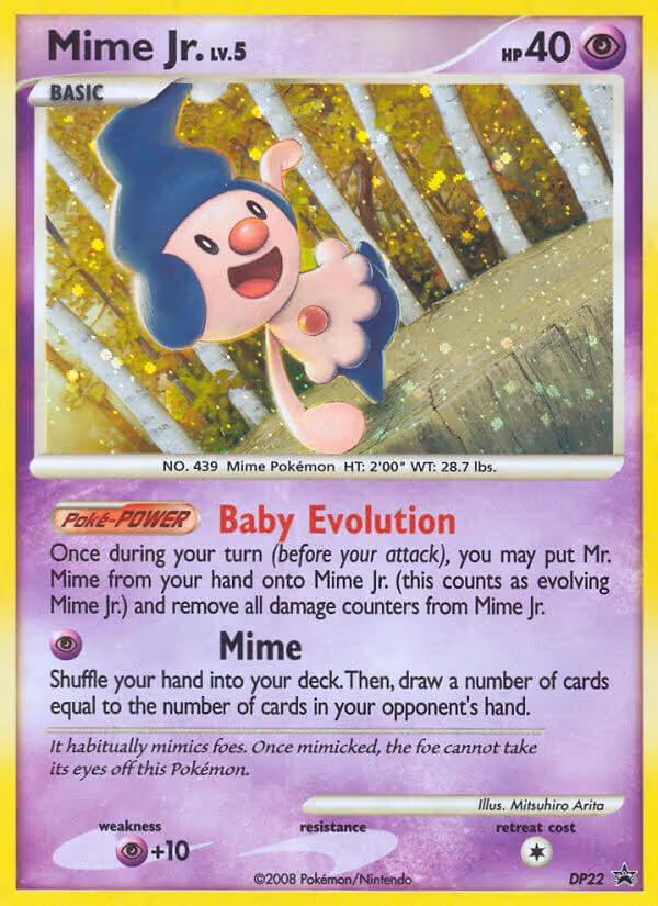 Mime Jr. DP22 Pokemon card
