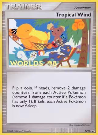Tropical Wind DP25 Pokemon card
