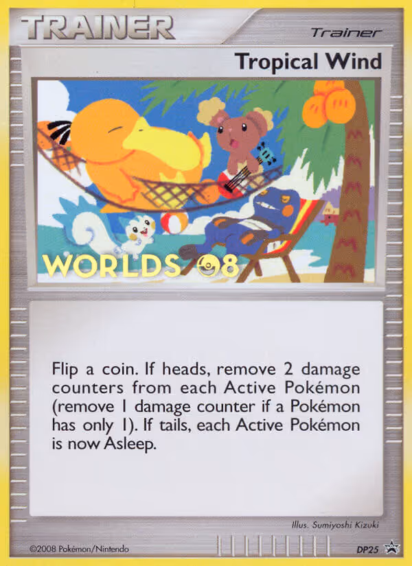 Tropical Wind DP25 Pokemon card