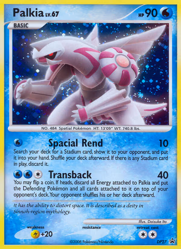 Palkia DP27 Pokemon card