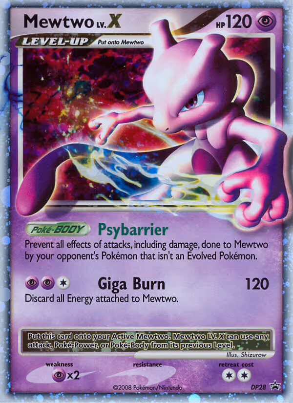 Mewtwo DP28 Pokemon card