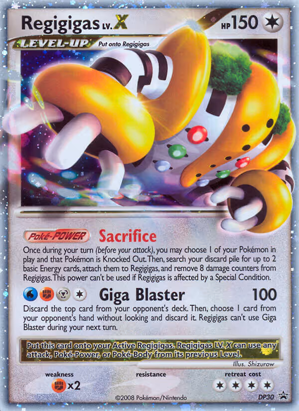 Regigigas DP30 Pokemon card