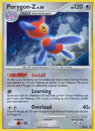 Porygon-Z DP35 Pokemon card