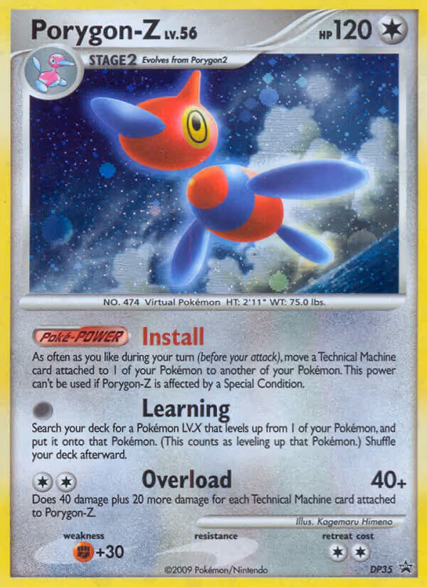Porygon-Z DP35 Pokemon card