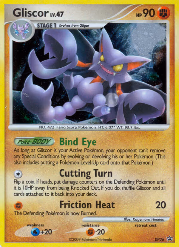 Gliscor DP36 Pokemon card