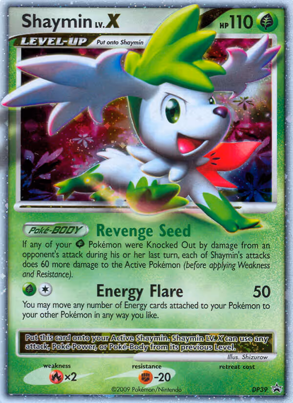 Shaymin DP39 Pokemon card