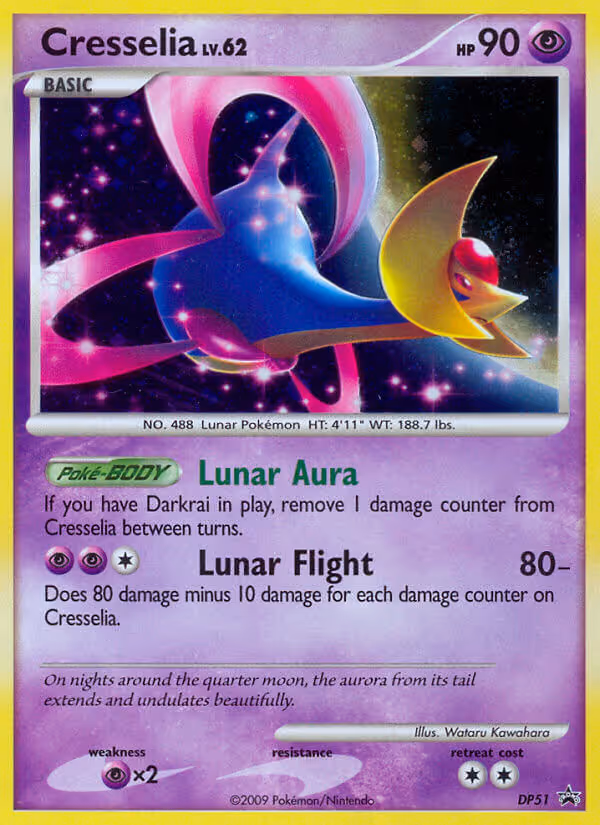 Cresselia DP51 Pokemon card