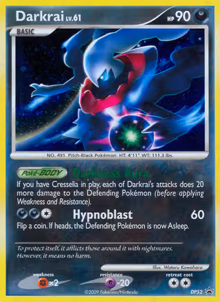 Darkrai DP52 Pokemon card