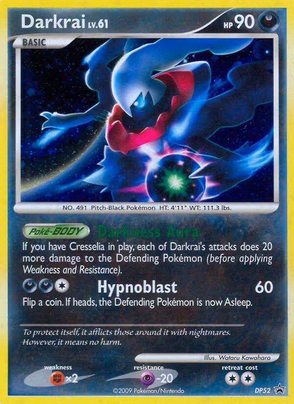 Darkrai DP52 Pokemon card