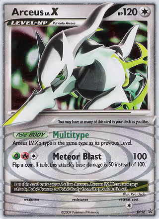 Arceus DP56 Pokemon card