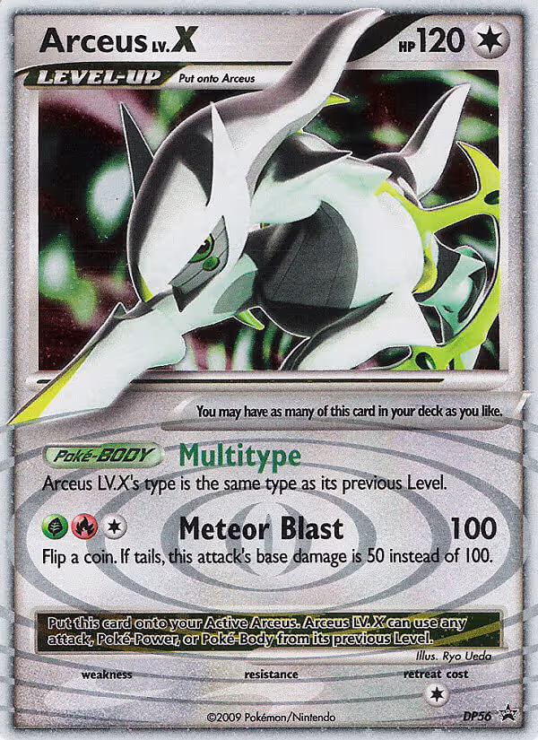 Arceus DP56 Pokemon card