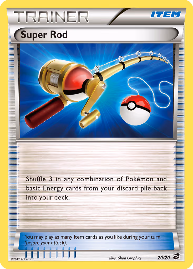 Super Rod 20/20 Pokemon card