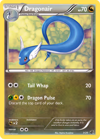 Dragonair 3/20 Pokemon card